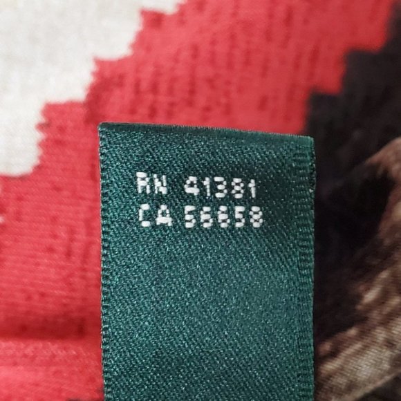 Lauren Ralph Lauren Brown Tan Rust Red Aztec Indian Pattern Surplice Top Size S - Picture 11 of 13